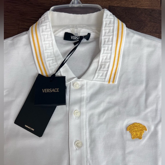 NWT Versace Medusa Pop Piqué Polo - Picture 10 of 11
